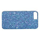 Coques Case-Mate iPhone Sapphire Blue Parties scintillant Effet Sparkle (Dos (Horizontal))