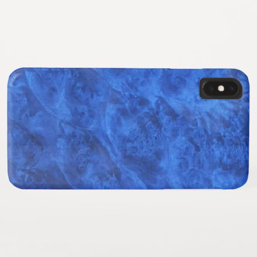 Coques Case-Mate iPhone Sapphire Blue Velvet (Dos (Horizontal))