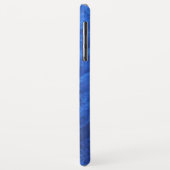 Coques Case-Mate iPhone Sapphire Blue Velvet (Dos/Gauche)
