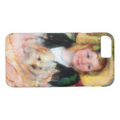 Coques Case-Mate iPhone Sara avec son chien, Cassatt (Dos (Horizontal))