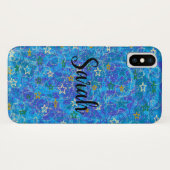 Coques Case-Mate iPhone Sarah d'exposition de TV orpheline de noir, ciel (Dos (Horizontal))