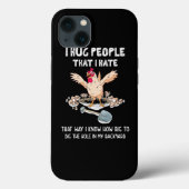Coques Case-Mate iPhone Sarcastique Introvert Poulets Fous Je Passe Les Ge (Verso)