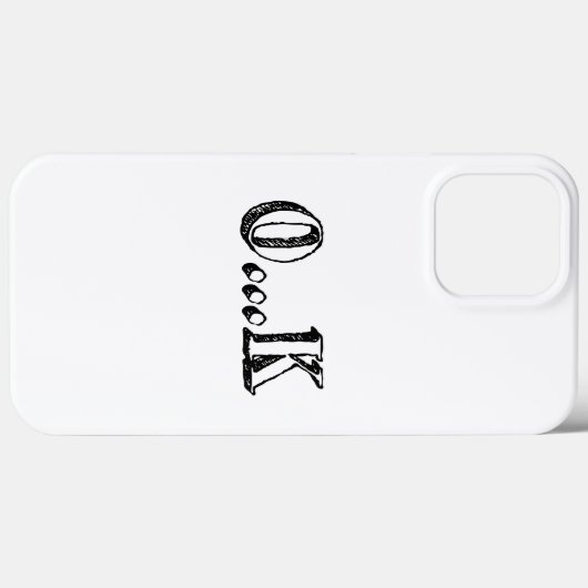 Coques Case-Mate iPhone Sarcastique OK (Verso (horizontal))