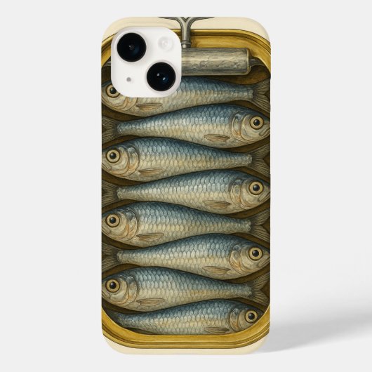 Coques Case-Mate iPhone Sardine Chic par ej gold (Verso)