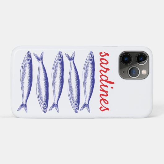 Coques Case-Mate iPhone Sardines (Dos (Horizontal))