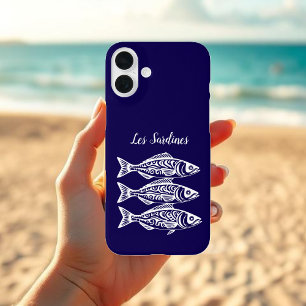 Coques iPhone 16 Plus Sardines-Bleu Hawaïen