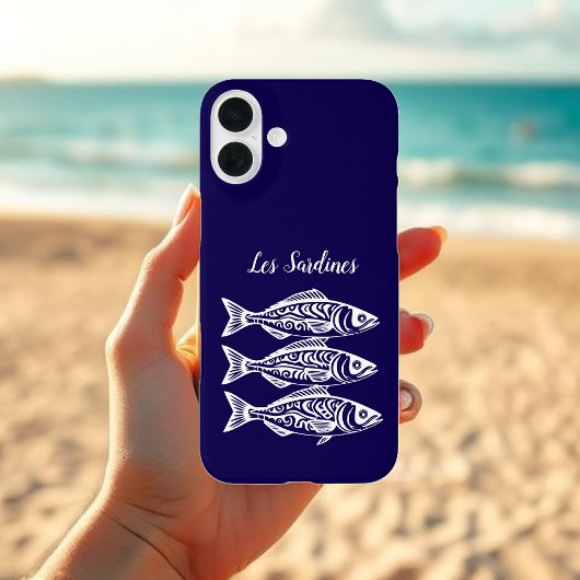 Coques Case-Mate iPhone Sardines-Bleu Hawaïen