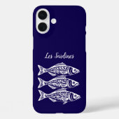 Coques Case-Mate iPhone Sardines-Bleu Hawaïen (Verso)