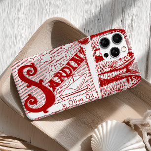 Coques iPhone 16 Sardines en étain Poisson Coeur pêcheur