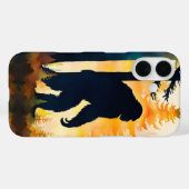 Coques Case-Mate iPhone Sasquatch Automne Paysage Coucher de soleil (Verso (horizontal))