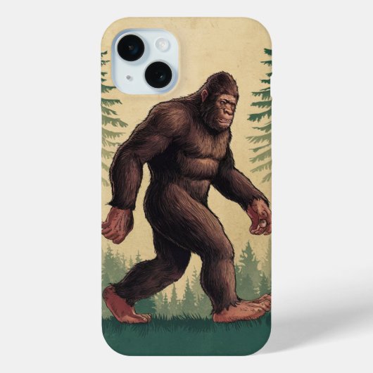 Coques Case-Mate iPhone Sasquatch dans la nature (Verso)