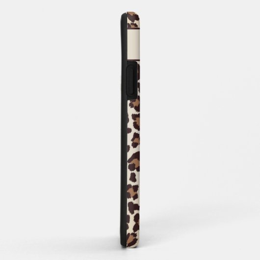 Coques Case-Mate iPhone Sassy Cheetah Imprimer Monogramme (Dos/Droite)
