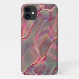 Case-Mate iPhone Case Satin gris numérique, pêche ou corail vivant