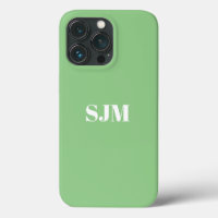 Sauge moderne vert personnalisé nom monographique
