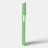 Coques Case-Mate iPhone Sauge moderne vert personnalisé nom monographique (Verso / Droite)