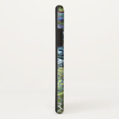 Coques Case-Mate iPhone Sauge vert olive, bleu violet bordeaux abstrait (Dos/Droite)