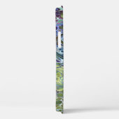 Coques Case-Mate iPhone Sauge vert olive, bleu violet bordeaux abstrait (Verso / Droite)