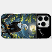 Coques Case-Mate iPhone Saule nocturne avec aigle (Verso (horizontal))