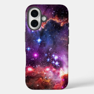 Coques iPhone 16 Saumon étoilé de petit nuage de Magellanic