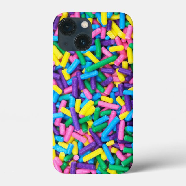 Coques Case-Mate iPhone Saupoudrer de bonbons en rose violet bleu jaune ve (Verso)