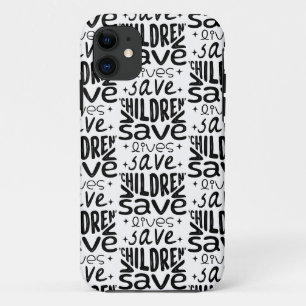 Case-Mate iPhone Case Sauver les enfants, sauver des vies