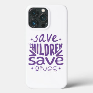 Case-Mate iPhone Case Sauver les enfants, sauver des vies