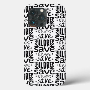 Case-Mate iPhone Case Sauver les enfants, sauver des vies