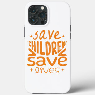 Case-Mate iPhone Case Sauver les enfants, sauver des vies