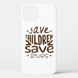 Case-Mate iPhone Case Sauver les enfants, sauver des vies