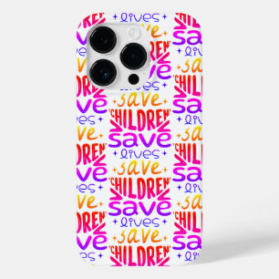 Coque Pour iPhone 14 Pro Sauver les enfants, sauver des vies