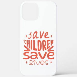 Case-Mate iPhone Case Sauver les enfants, sauver des vies