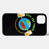 Coques Case-Mate iPhone Sauvez la Terre (Verso (horizontal))