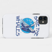 Coques Case-Mate iPhone Sauvez les baleines (Dos (Horizontal))
