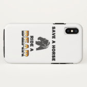 Coques Case-Mate iPhone Sauvez Un Cheval (Dos (Horizontal))
