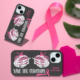 Coque Pour iPhone 15 Sauvons la sensibilisation Citrouille au cancer du
