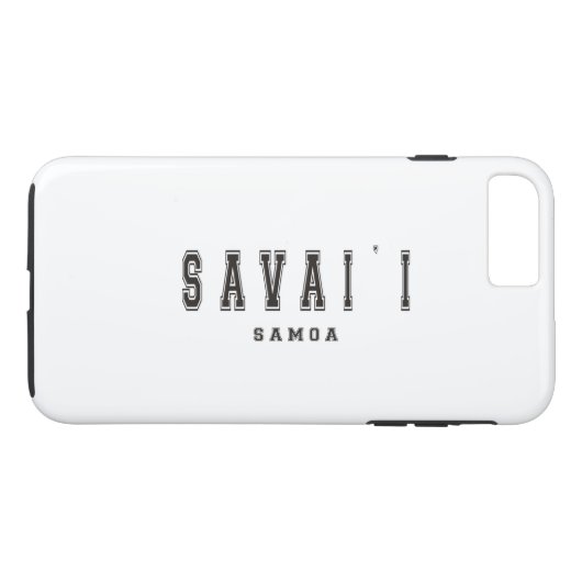 Coques Case-Mate iPhone Savaii Samoa (Dos (Horizontal))