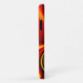 Coques Case-Mate iPhone Saveur d'agrumes orange et noir (Dos/Droite)