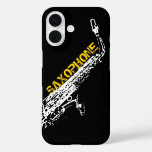 Coques iPhone 16 Saxophone