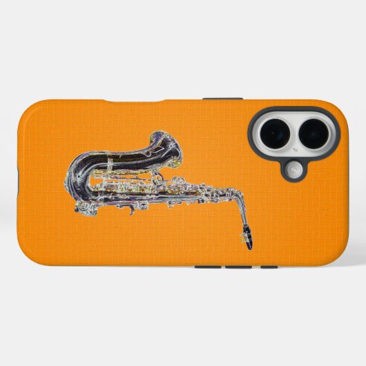 Coques Case-Mate iPhone Saxophone (Verso (horizontal))