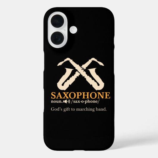 Coques Case-Mate iPhone Saxophone - Définition de Saxophone (Verso)