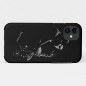 Coques Case-Mate iPhone Saxophone Jazz Player Art Design (Dos (Horizontal))