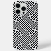 Coques Case-Mate iPhone Sayagata motif, japonais, noir et blanc (Verso)