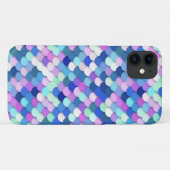 Coques Case-Mate iPhone "Scales Dragon" - bleu, orchidée et lavande (Dos (Horizontal))