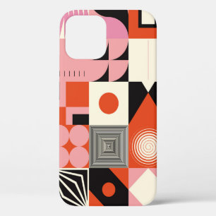 Case-Mate iPhone Case Scandinave géométrique : Motif d'oeuvres colorées