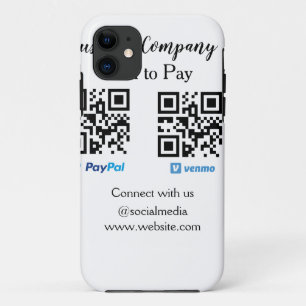Case-Mate iPhone Case Scanner pour payer le code q r paypal venmo ajoute
