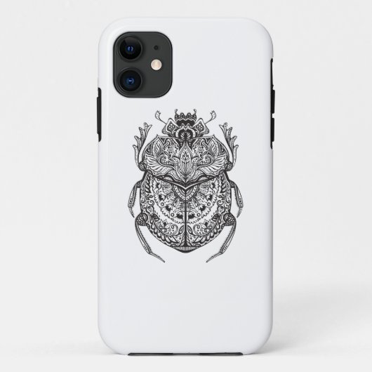 Coques Case-Mate iPhone Scarabée africain Zendoodle (Dos)
