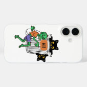 Coques Case-Mate iPhone Scaredy Cat Halloween (Verso (horizontal))