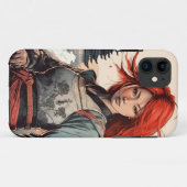 Coques Case-Mate iPhone Scarlet Blossom Samurai (Dos (Horizontal))