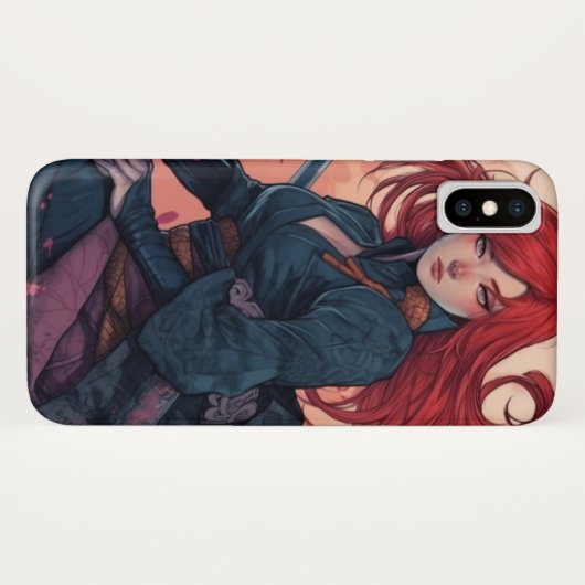 Coques Case-Mate iPhone Scarlet Moon Kunoichi (Dos (Horizontal))