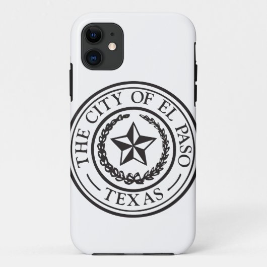 Coques Case-Mate iPhone Sceau de El Paso (Dos)